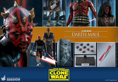 HOT TOYS - Star Wars The Clone Wars 1:6 Action Doll Darth Maul TMS024