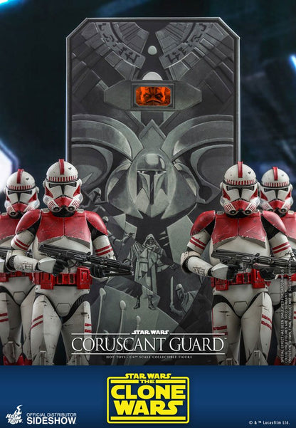 HOT TOYS - Star Wars The Clone Wars 1:6 Action Doll Coruscant Guard TMS025