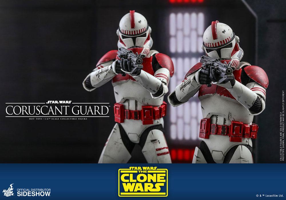 HOT TOYS - Star Wars The Clone Wars 1:6 Action Doll Coruscant Guard TMS025