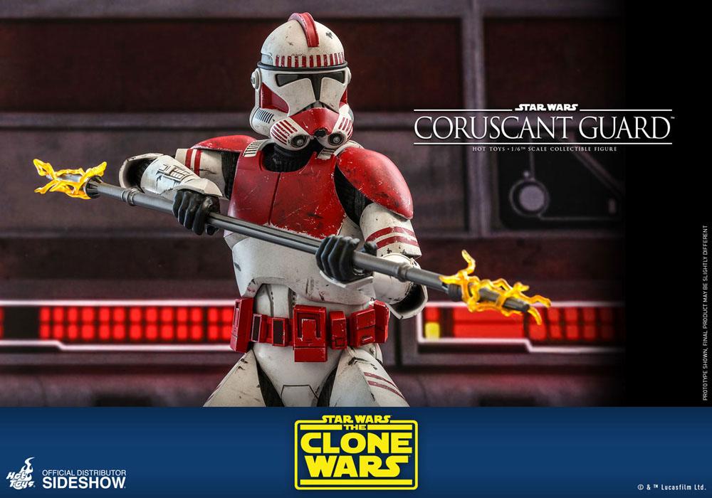 HOT TOYS - Star Wars The Clone Wars 1:6 Action Doll Coruscant Guard TMS025