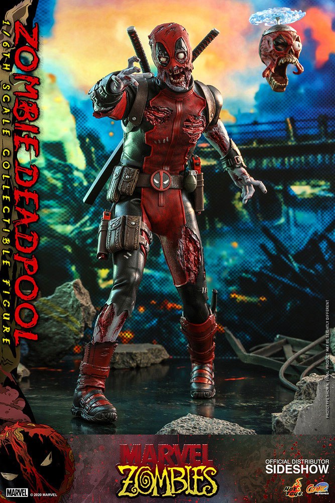 HOT TOYS - Marvel - Zombies Comic Masterpiece 1:6 Zombie Deadpool CMS06