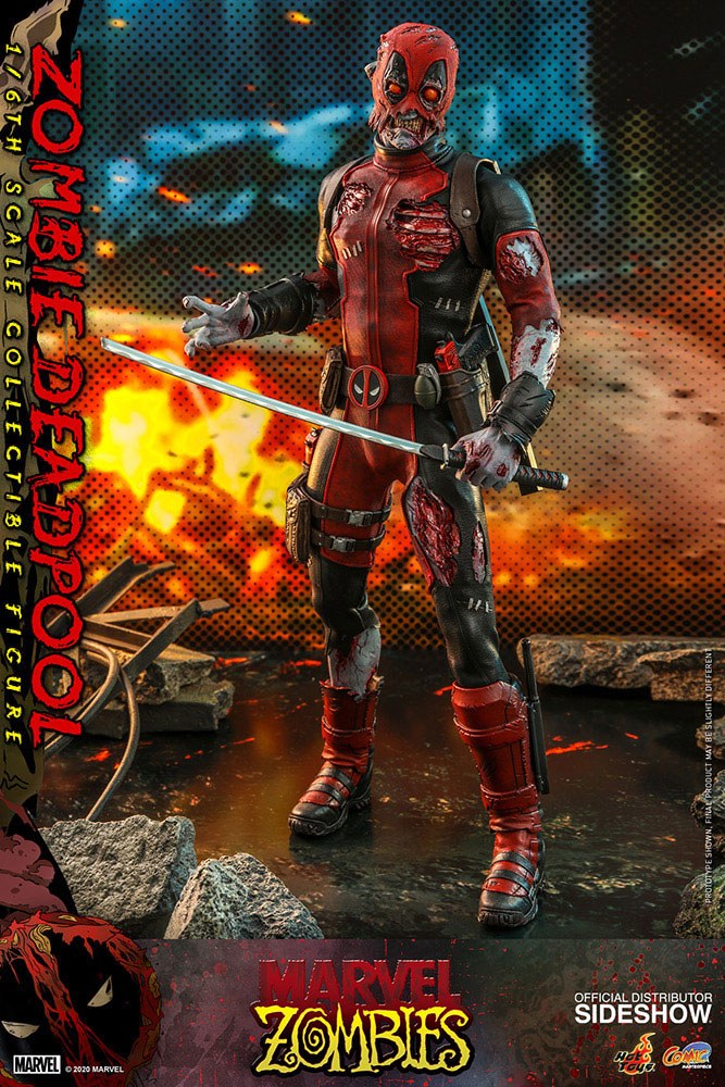 HOT TOYS - Marvel - Zombies Comic Masterpiece 1:6 Zombie Deadpool CMS06