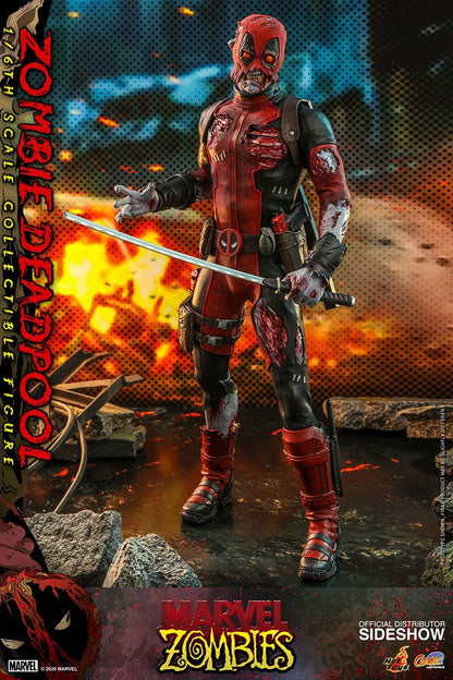 HOT TOYS - Marvel - Zombies Comic Masterpiece 1:6 Zombie Deadpool CMS06