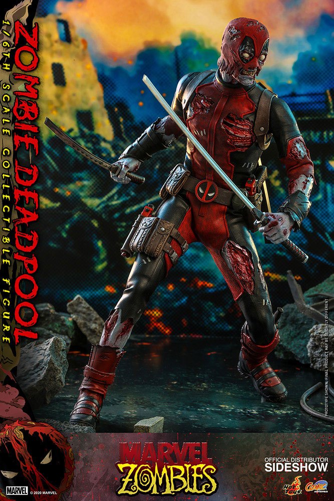 HOT TOYS - Marvel - Zombies Comic Masterpiece 1:6 Zombie Deadpool CMS06