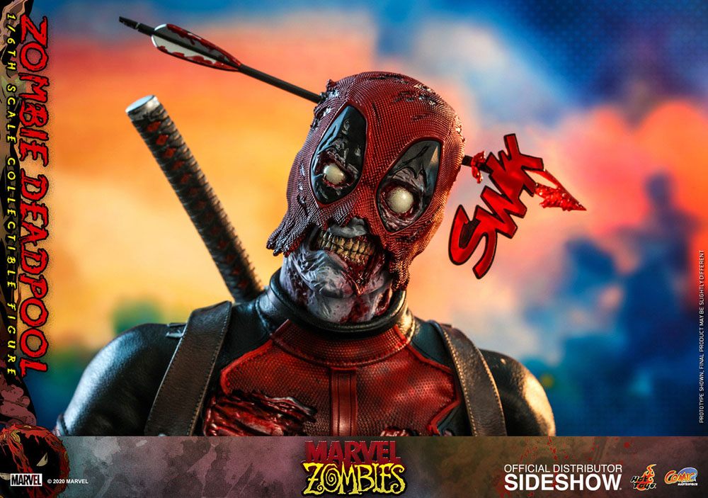 HOT TOYS - Marvel - Zombies Comic Masterpiece 1:6 Zombie Deadpool CMS06