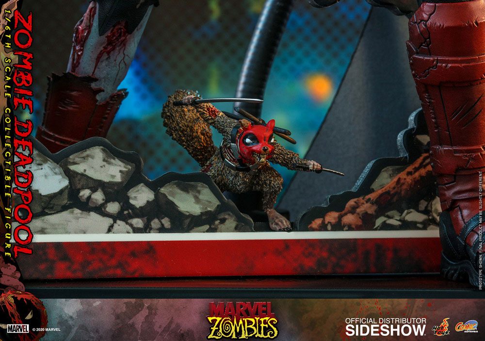 HOT TOYS - Marvel - Zombies Comic Masterpiece 1:6 Zombie Deadpool CMS06