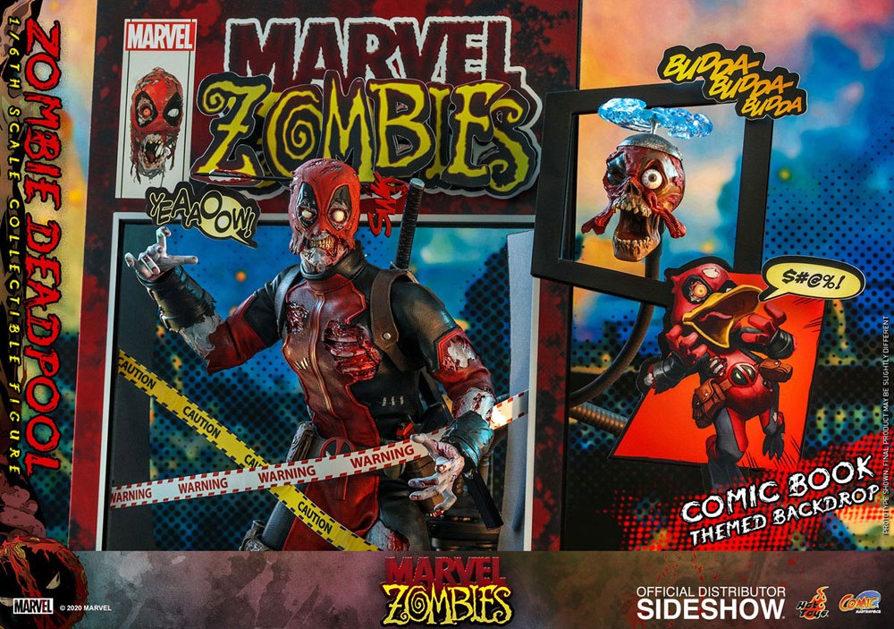 HOT TOYS - Marvel - Zombies Comic Masterpiece 1:6 Zombie Deadpool CMS06