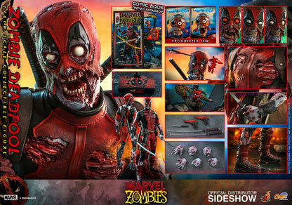 HOT TOYS - Marvel - Zombies Comic Masterpiece 1:6 Zombie Deadpool CMS06