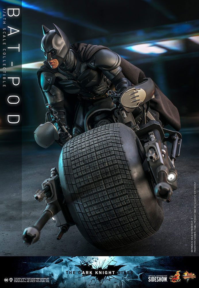 HOT TOYS - Dc Comics - Batman The Dark Knight Rises Movie Masterpiece 1:6 Action Doll Bat-Pod MMS591