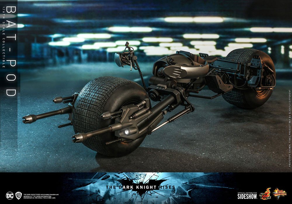 HOT TOYS - Dc Comics - Batman The Dark Knight Rises Movie Masterpiece 1:6 Action Doll Bat-Pod MMS591