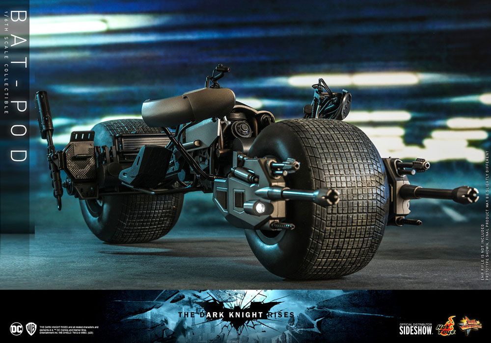 HOT TOYS - Dc Comics - Batman The Dark Knight Rises Movie Masterpiece 1:6 Action Doll Bat-Pod MMS591