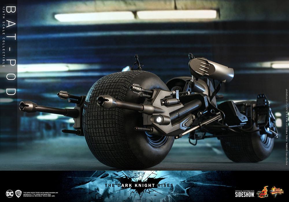 HOT TOYS - Dc Comics - Batman The Dark Knight Rises Movie Masterpiece 1:6 Action Doll Bat-Pod MMS591