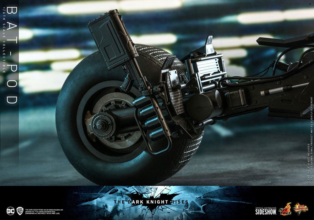 HOT TOYS - Dc Comics - Batman The Dark Knight Rises Movie Masterpiece 1:6 Action Doll Bat-Pod MMS591