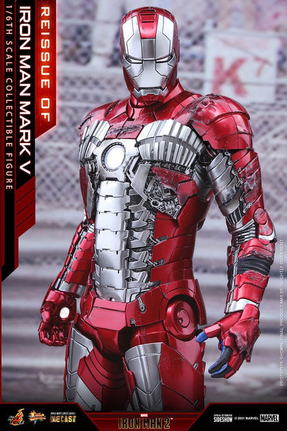 HOT TOYS - Marvel - Iron Man 2 - Mark V - Die Cast Movie Masterpiece 1:6 Action Doll MMS400 - D18