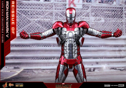 HOT TOYS - Marvel - Iron Man 2 - Mark V - Die Cast Movie Masterpiece 1:6 Action Doll MMS400 - D18