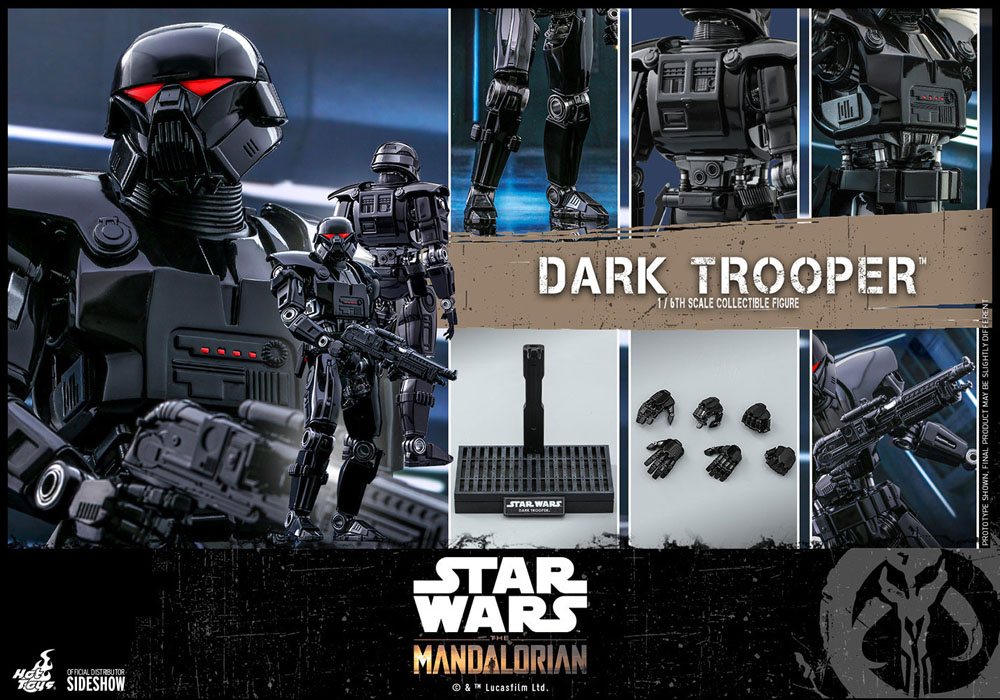 HOT TOYS - Star Wars The Mandalorian 1:6 Action Doll Dark Trooper TMS032