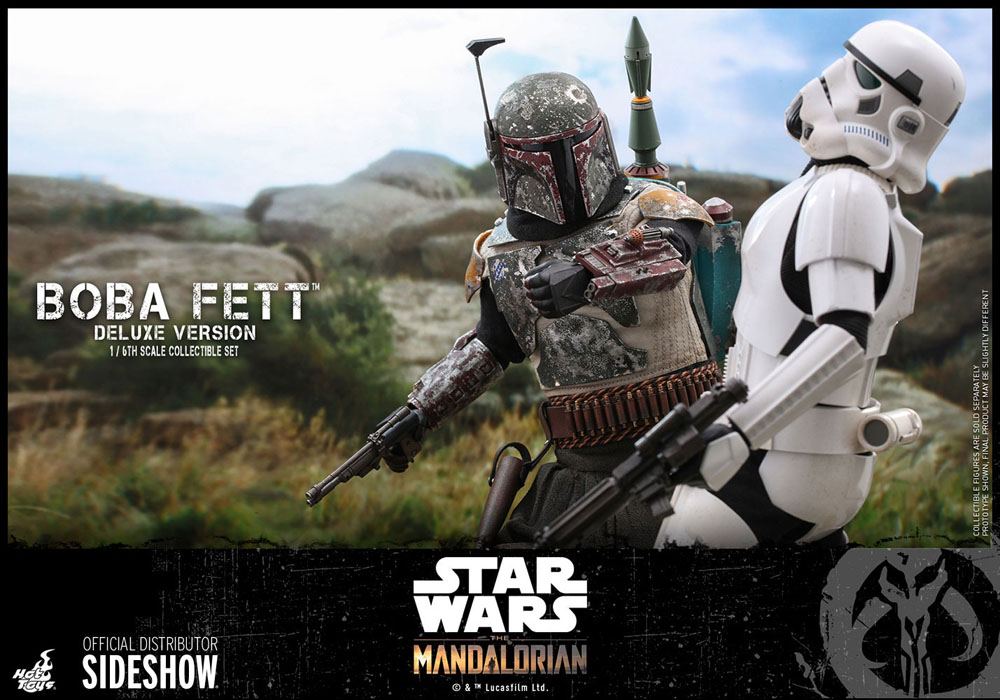 HOT TOYS - Star Wars The Mandalorian 2 Pack 1:6 Boba Fett DeLuxe TMS034