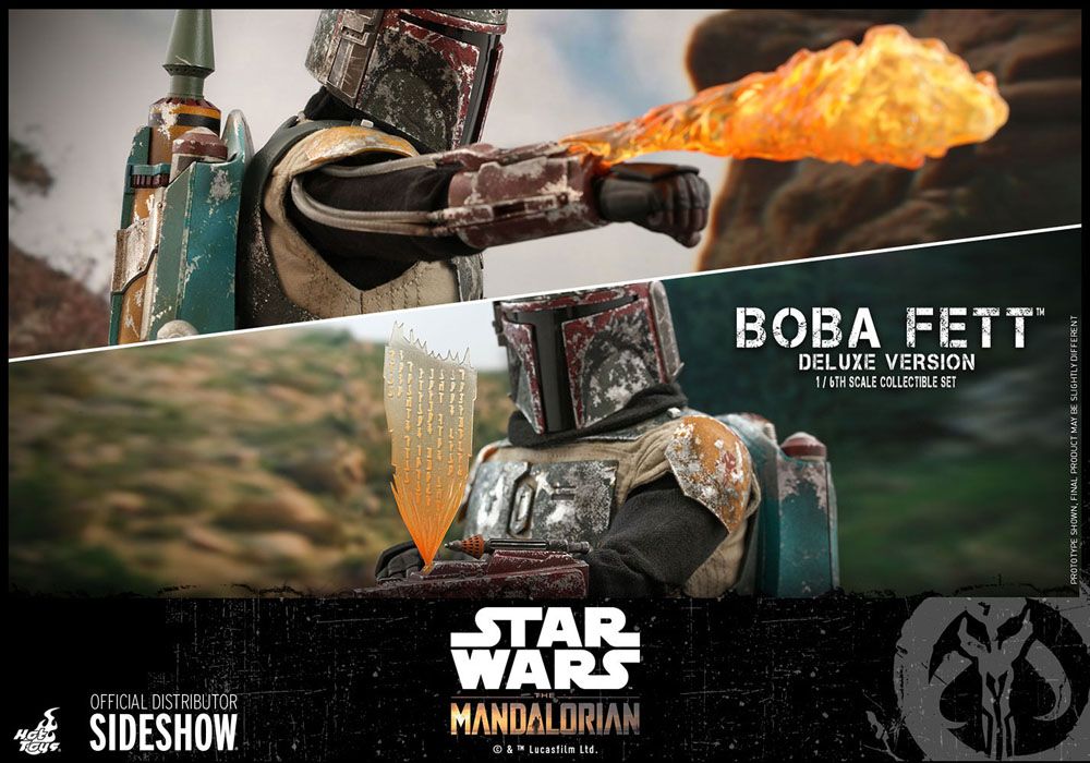 HOT TOYS - Star Wars The Mandalorian 2 Pack 1:6 Boba Fett DeLuxe TMS034