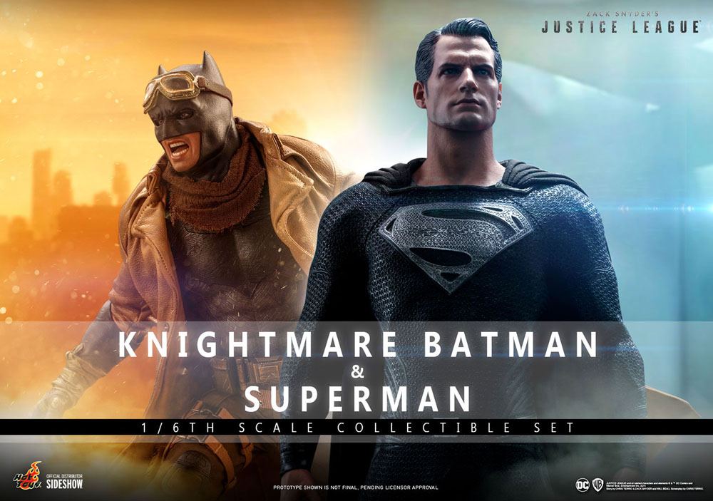 HOT TOYS - Dc Comics - Zack Snyder's Justice League 1:6 Action Doll 2 Pack Knightmare Batman and Superman TMS038