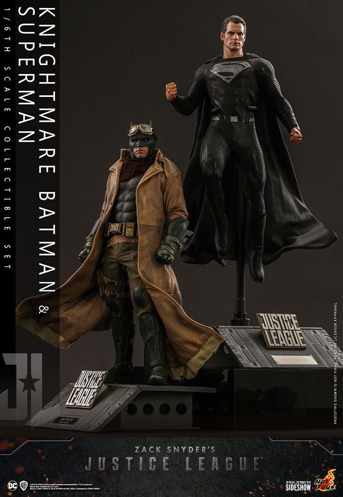 HOT TOYS - Dc Comics - Zack Snyder's Justice League 1:6 Action Doll 2 Pack Knightmare Batman and Superman TMS038