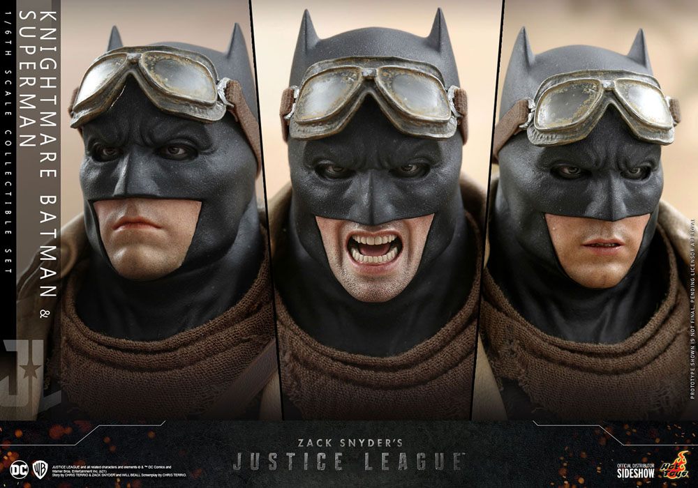 HOT TOYS - Dc Comics - Zack Snyder's Justice League 1:6 Action Doll 2 Pack Knightmare Batman and Superman TMS038