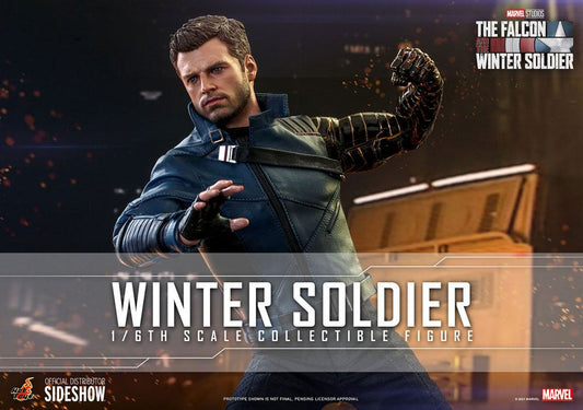 HOT TOYS - Marvel - The Falcon and The Winter Soldier 1:6 Action Doll Winter Soldier MMS039