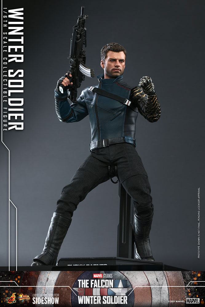 HOT TOYS - Marvel - The Falcon and The Winter Soldier 1:6 Action Doll Winter Soldier MMS039