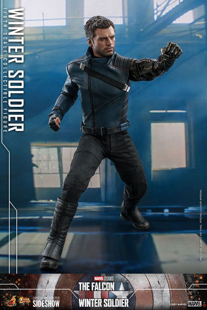 HOT TOYS - Marvel - The Falcon and The Winter Soldier 1:6 Action Doll Winter Soldier MMS039