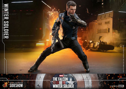 HOT TOYS - Marvel - The Falcon and The Winter Soldier 1:6 Action Doll Winter Soldier MMS039