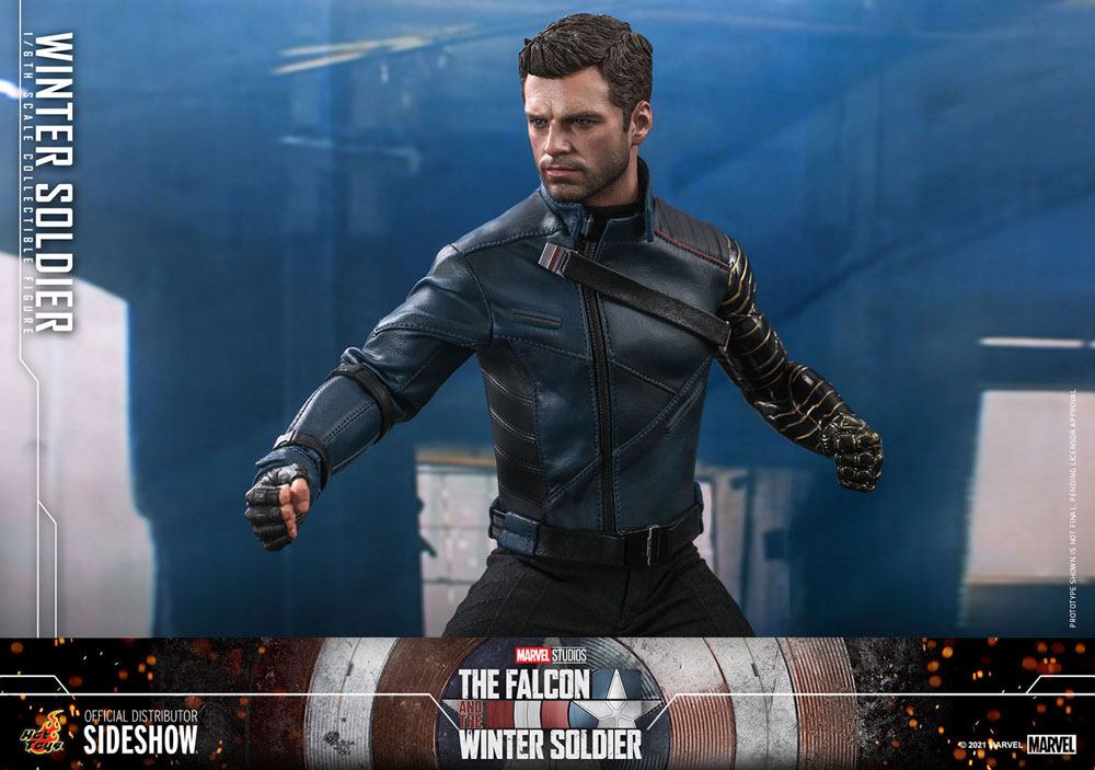 HOT TOYS - Marvel - The Falcon and The Winter Soldier 1:6 Action Doll Winter Soldier MMS039