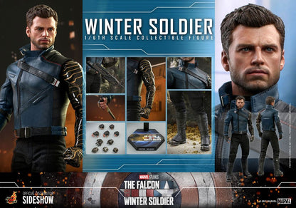 HOT TOYS - Marvel - The Falcon and The Winter Soldier 1:6 Action Doll Winter Soldier MMS039