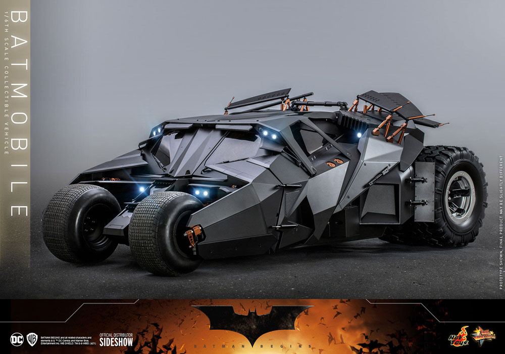 HOT TOYS - Dc Comics - The Dark Knight Trilogy - Tumbler - Movie Masterpiece 1:6 Action Doll Batmobile