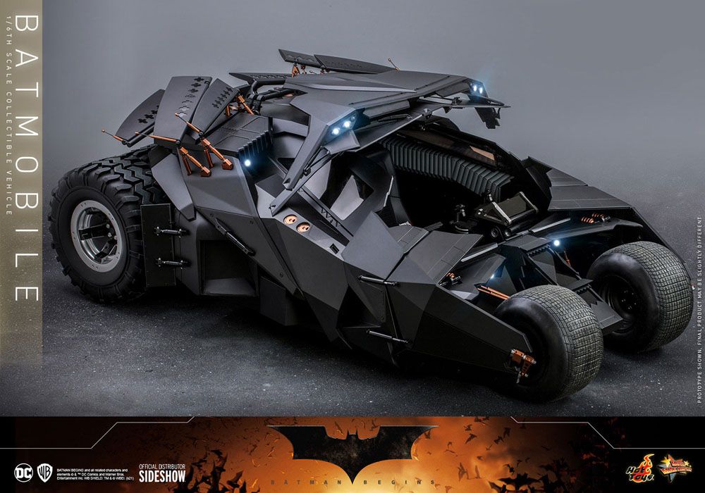 HOT TOYS - Dc Comics - The Dark Knight Trilogy - Tumbler - Movie Masterpiece 1:6 Action Doll Batmobile