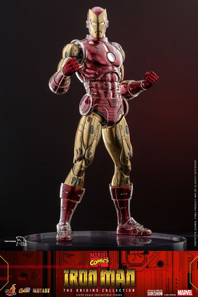 HOT TOYS - Marvel The Origins Collection Comic Masterpiece Action Figure 1/6 Iron Man CMS07-D37