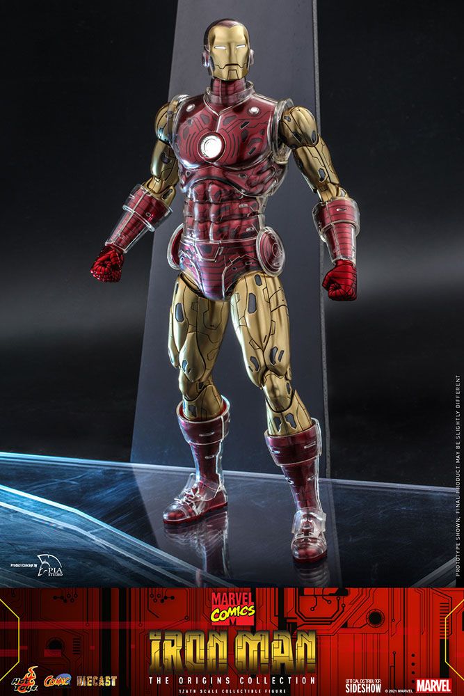 HOT TOYS - Marvel The Origins Collection Comic Masterpiece Action Figure 1/6 Iron Man CMS07-D37