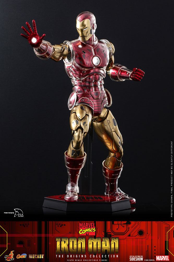HOT TOYS - Marvel The Origins Collection Comic Masterpiece Action Figure 1/6 Iron Man CMS07-D37