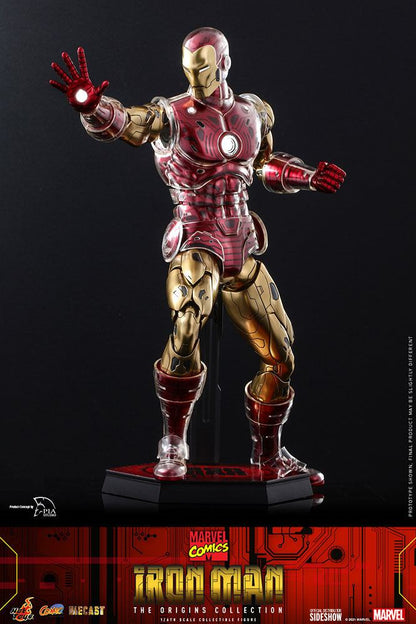 HOT TOYS - Marvel The Origins Collection Comic Masterpiece Action Figure 1/6 Iron Man CMS07-D37