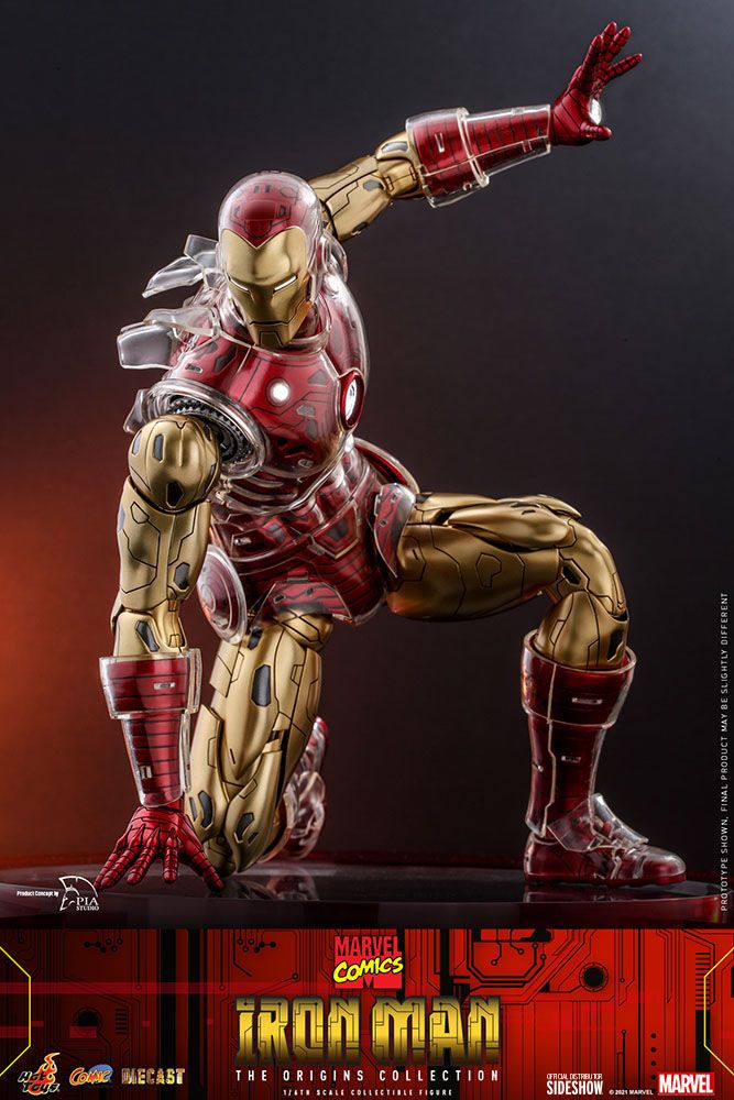 HOT TOYS - Marvel The Origins Collection Comic Masterpiece Action Figure 1/6 Iron Man CMS07-D37