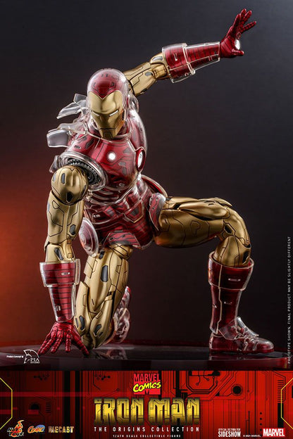 HOT TOYS - Marvel The Origins Collection Comic Masterpiece Action Figure 1/6 Iron Man CMS07-D37