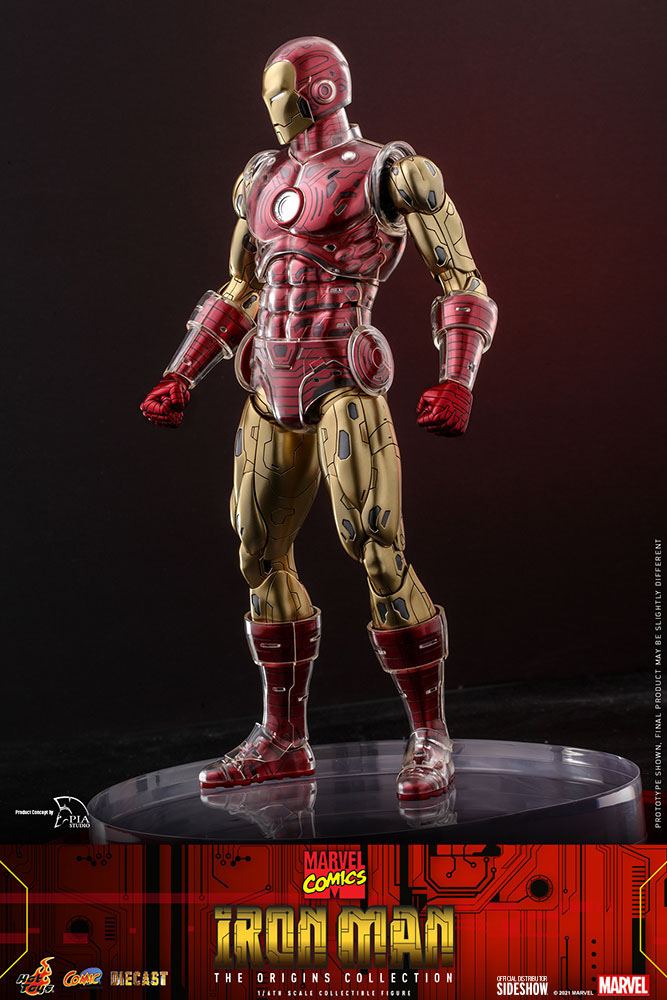 HOT TOYS - Marvel The Origins Collection Comic Masterpiece Action Figure 1/6 Iron Man CMS07-D37