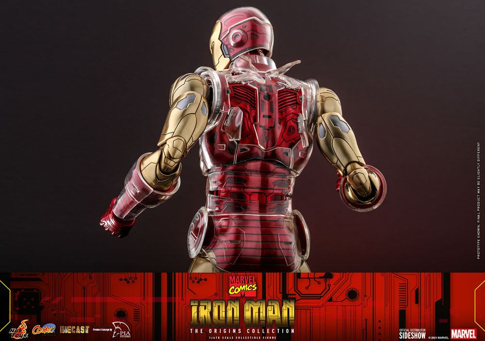 HOT TOYS - Marvel The Origins Collection Comic Masterpiece Action Figure 1/6 Iron Man CMS07-D37