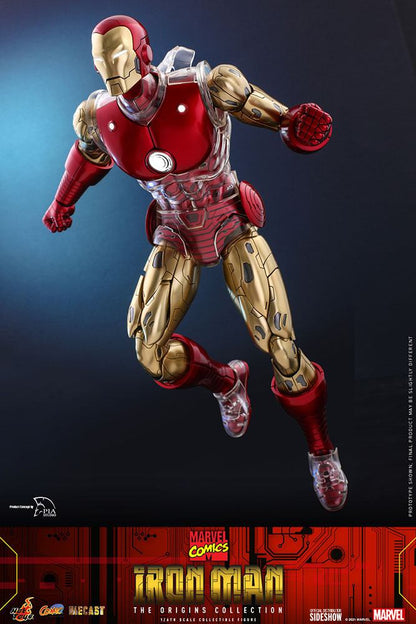 HOT TOYS - Marvel The Origins Collection Comic Masterpiece Action Figure 1/6 Iron Man CMS07-D37