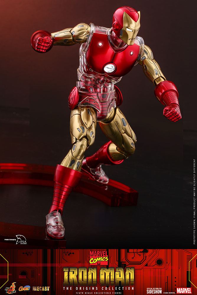 HOT TOYS - Marvel The Origins Collection Comic Masterpiece Action Figure 1/6 Iron Man CMS07-D37