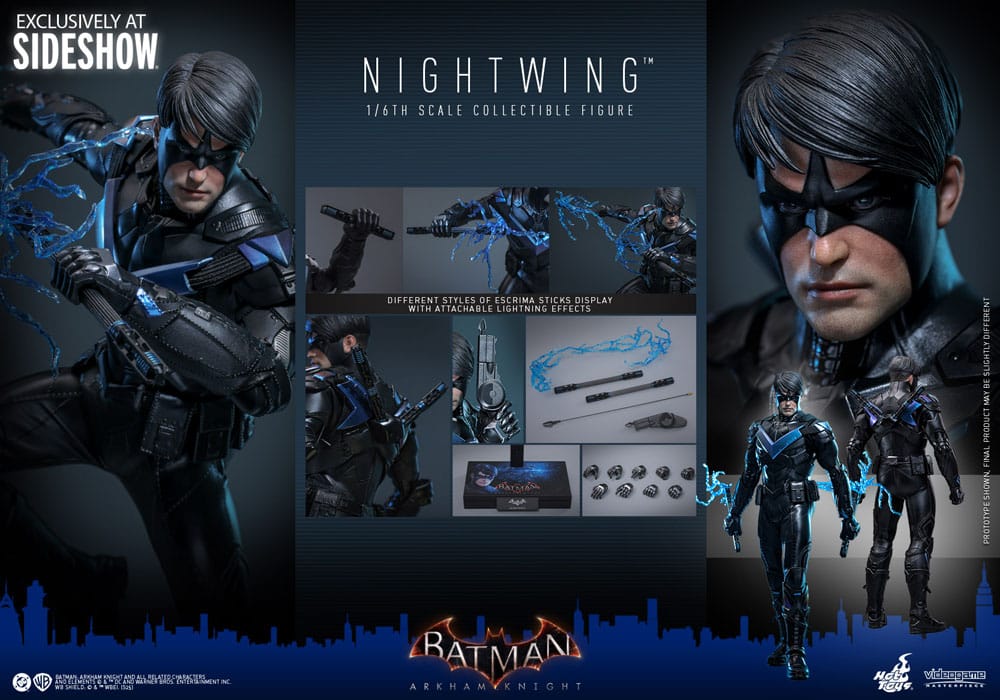 HOT TOYS - Batman Arkham Knight Videogame Masterpiece Action Figure 1/6 Nightwing