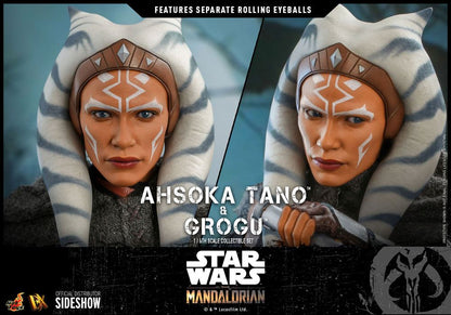 HOT TOYS - Star Wars The Mandalorian 1:6 Action Doll 2 Pack Ahsoka Tano & Grogu