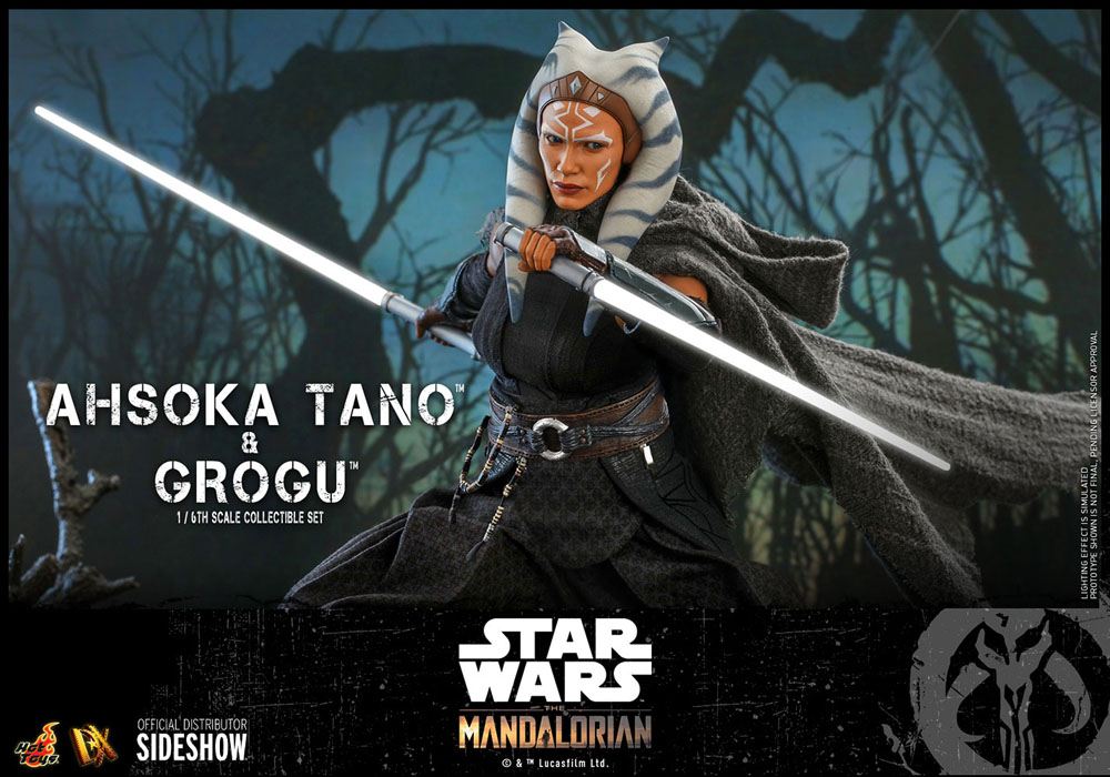 HOT TOYS - Star Wars The Mandalorian 1:6 Action Doll 2 Pack Ahsoka Tano & Grogu