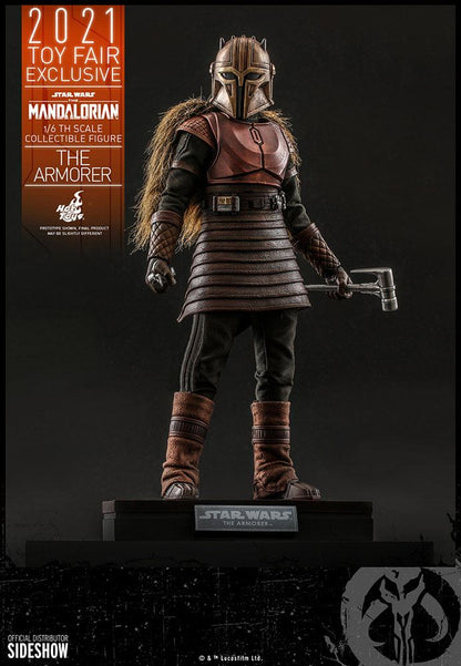 HOT TOYS - Star Wars The Mandalorian 1:6 Action Doll The Armorer 2021 Toy Fair EXCLUSIVE TMS044