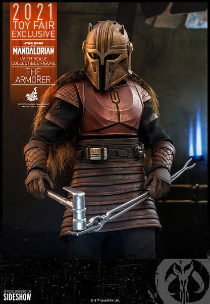 HOT TOYS - Star Wars The Mandalorian 1:6 Action Doll The Armorer 2021 Toy Fair EXCLUSIVE TMS044