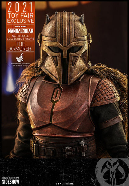 HOT TOYS - Star Wars The Mandalorian 1:6 Action Doll The Armorer 2021 Toy Fair EXCLUSIVE TMS044