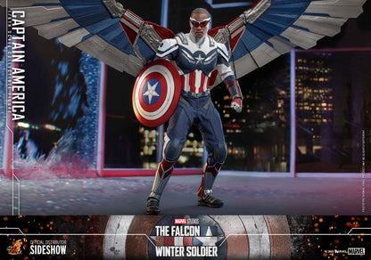 HOT TOYS - Marvel - The Falcon and The Winter Soldier Action Figure 1/6 Captain America